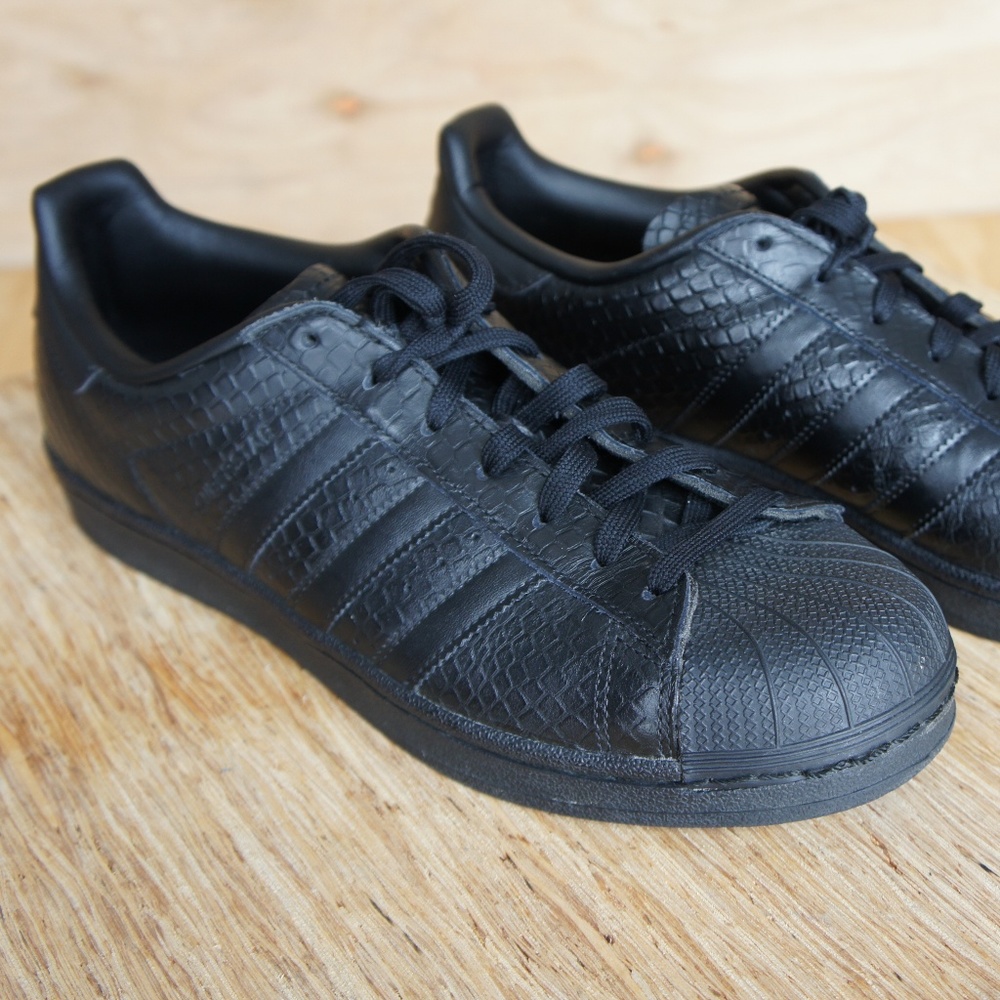 ADIDAS Superstar Snakeskin Trainers/ Size 10